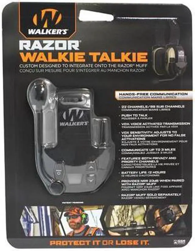 Alt view image 5 of 5 - Walkers Game Ear RAZOR WALKIE TALKIE ATTACHMENT