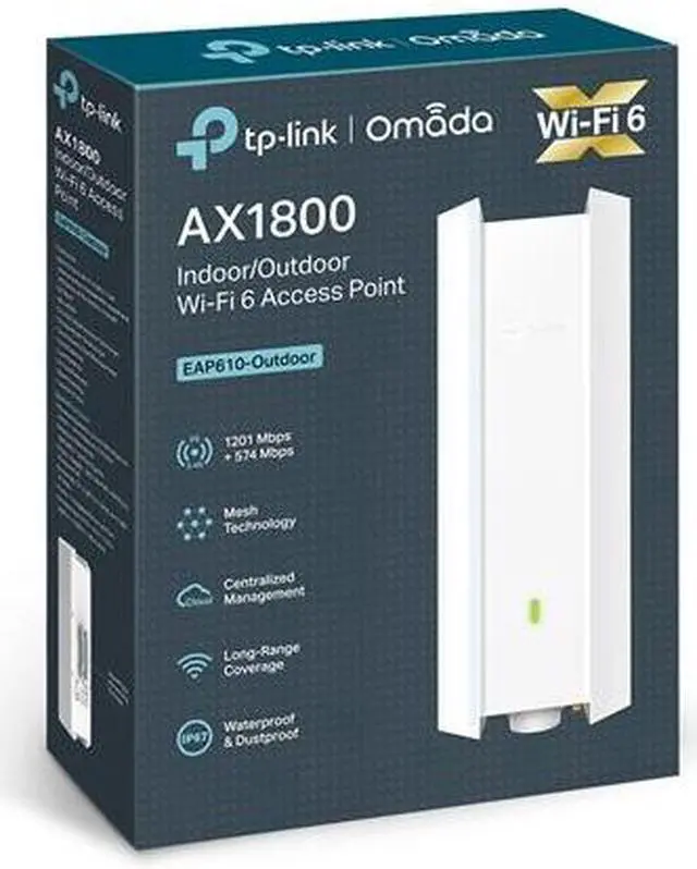 Alt view image 5 of 5 - AX1800 Indoor/Outdoor Dual-Band Wifi AP