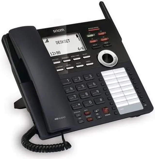 Alt view image 3 of 4 - Snom SNO-M18-KLE SIP DECT 4-Line Deskset
