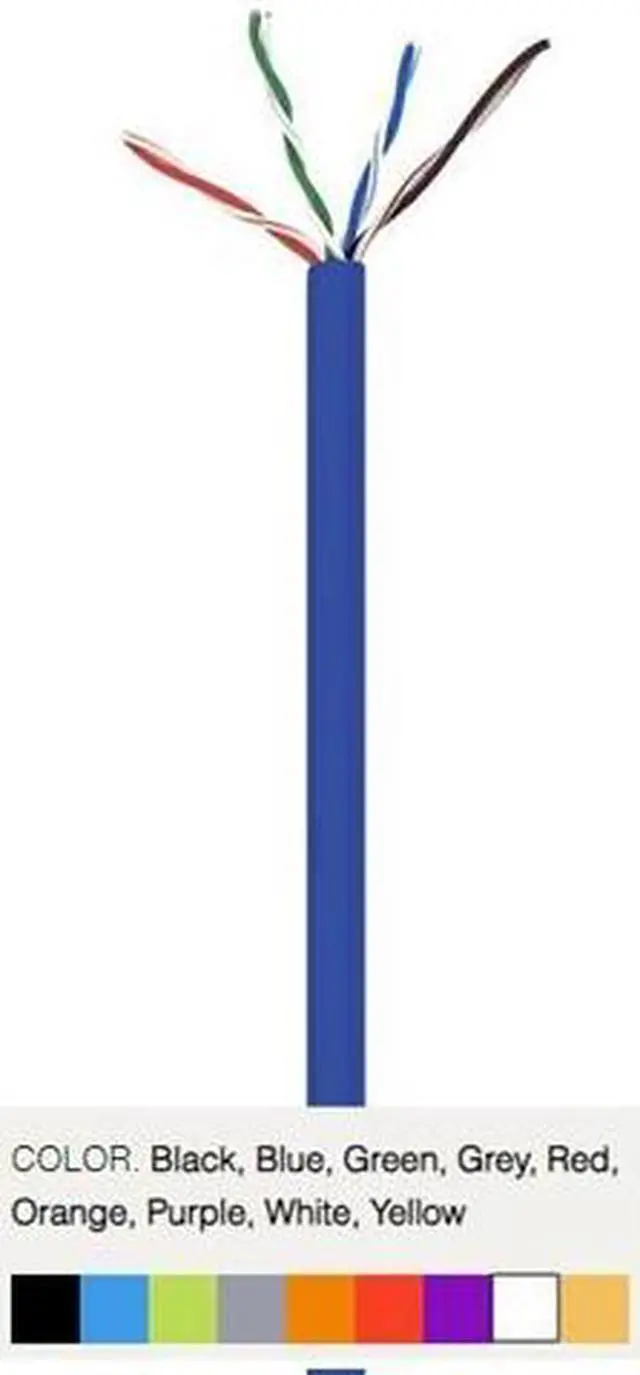 Alt view image 3 of 4 - CAT5 CABLE RISER 1000 FT WHITE