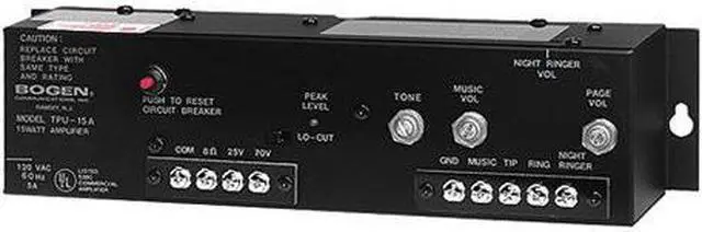 Alt view image 10 of 13 - Bogen 15 Watt Amplifier