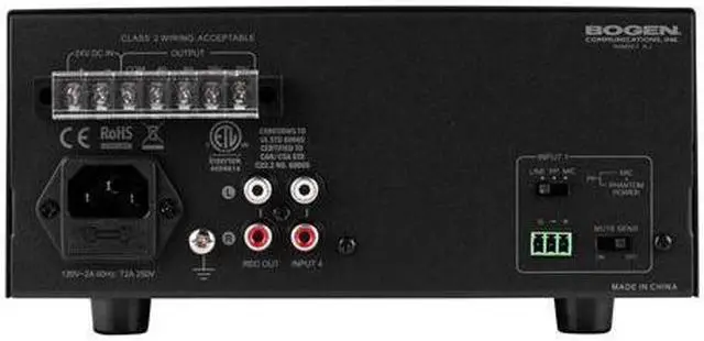 Alt view image 5 of 5 - PAGING MIXER AMPLIFIER         TWO INPUT 40 WATT