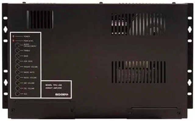 Alt view image 10 of 10 - Bogen Communications TPU250 Telephone Paging Amplifier