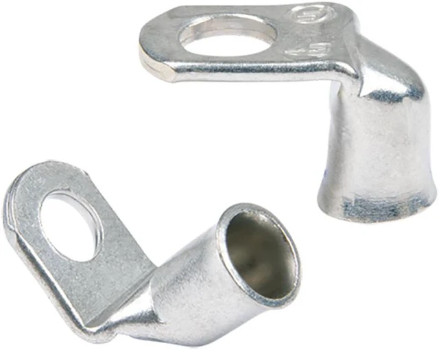 Main image of Ancor 90° Tinned Copper Lug #1 - 3/8" - 2-Piece