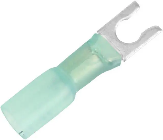 Main image of Pacer 16-14 AWG Heat Shrink Spade Terminal - #10 Stud Size - 25 Pack
