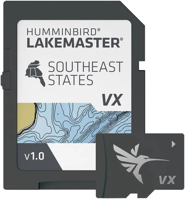 Alt view image 5 of 7 - Humminbird Lakemaster VX Southeast States microSD