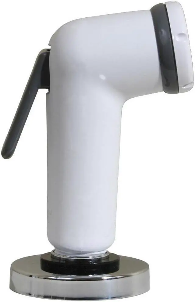 Main image of Scandvik Straight Handle Pull Out Sprayer - White w/6' Hose