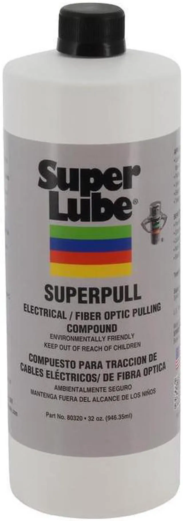 Alt view image 8 of 8 - SUPER LUBE 80320 Electrical Pulling Compound, Bottle, 1 Qt.