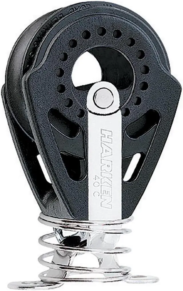 Main image of Harken 40mm Carbo Block w/Spring & Eyestrap