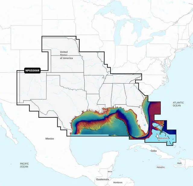 Main image of Garmin Navionics Vision+ NVUS006R U.S. South