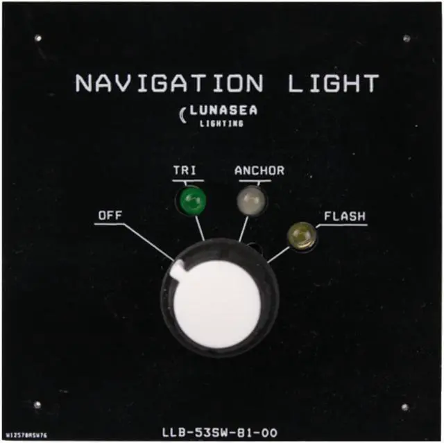 Alt view image 4 of 4 - Lunasea Tri/Anchor/Flash Fixture Switch