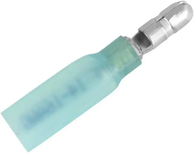 Main image of Pacer 16-14 AWG Heat Shrink Male Bullet Terminal - 100 Pack