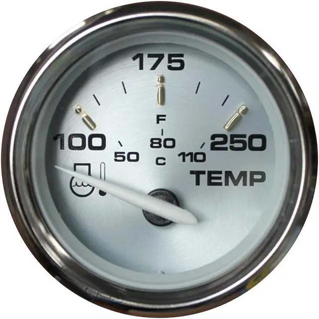 Alt view image 6 of 6 - FARIA BEEDE INSTRUMENTS 19003 Faria Kronos 2" Water Temperature Gauge (100-250F)