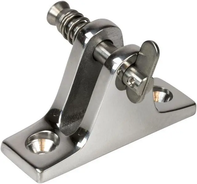 Main image of Sea-Dog Stainless Steel Angle Base Deck Hinge - Removable Pin