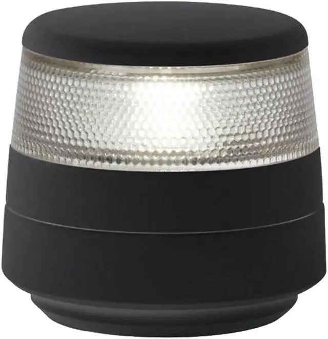 Alt view image 5 of 5 - Hella Marine Naviled 360 Compact All Round White Navigation Lamp - 2Nm - Fixed Mount - Black Base
