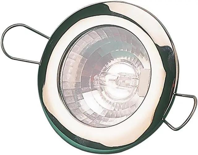 Alt view image 6 of 6 - Sea-Dog LED Overhead Light 2-7/16" - Brushed Finish - 60 Lumens - Clear Lens - Stamped 304 Stainless Steel