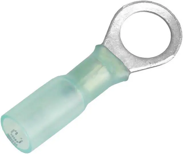 Main image of Pacer 16-14 AWG Heat Shrink Ring Terminal - 5/16" Stud Size - 100 Pack