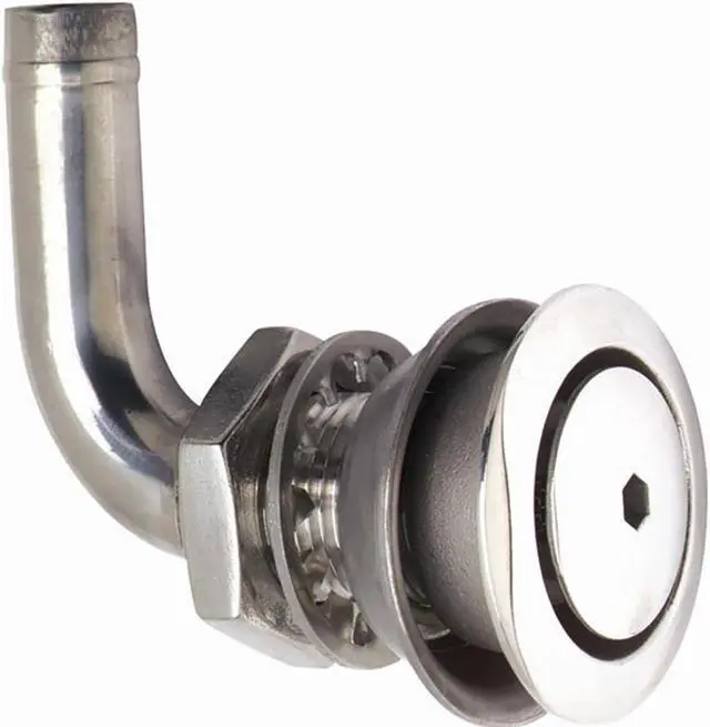 Main image of Attwood 316 Stainless Steel Alloy Flush Mount Fuel Vent - 90° Vent