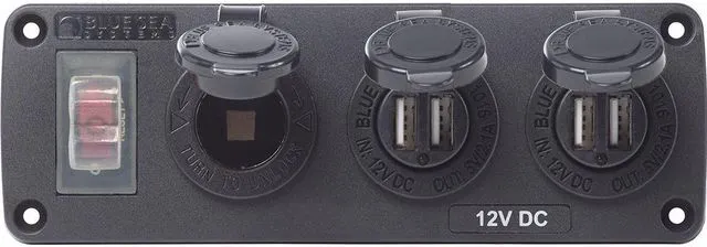 Alt view image 16 of 16 - Exterior Panel, 12VDC Socket & Two USBs