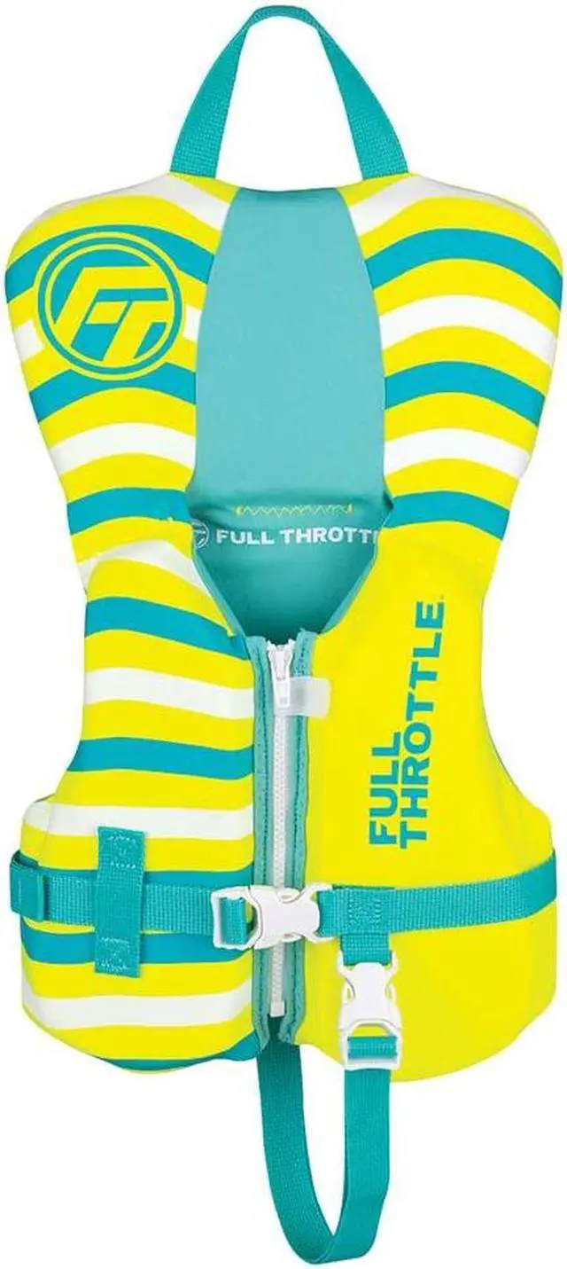 Alt view image 3 of 4 - Full Throttle 142100-300-000-22 Infant Rapid-Dry Life Jacket - Yellow
