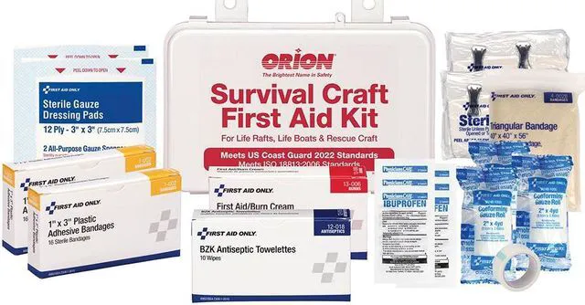 Main image of Orion Survival Craft First Aid Kit - Hard Plastic Case