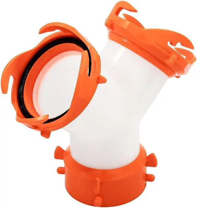 Alt view image 12 of 12 - camco 39812 rhinoflex swivel wye fitting