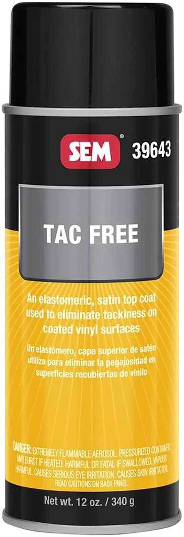 Alt view image 4 of 4 - SEM 39643 Tac Free Aerosol - 12 oz.