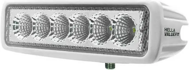 Alt view image 2 of 2 - Hella Marine Value Fit Mini 6 LED Flood Light Bar - White