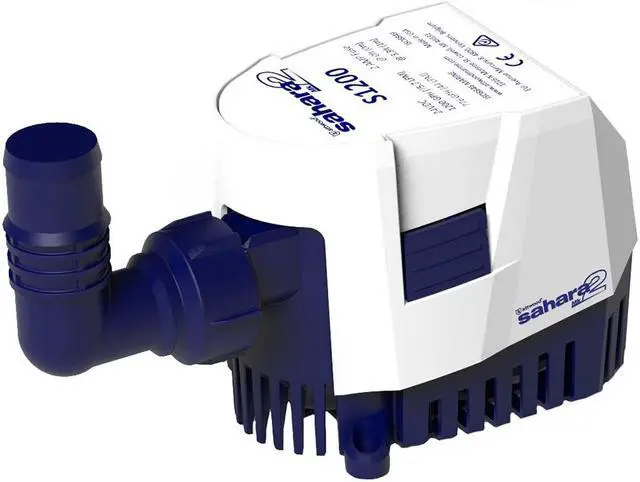 Alt view image 5 of 5 - Attwood Sahara MK2 S1200 Bilge Pump 1200 GPH - 24V - Automatic
