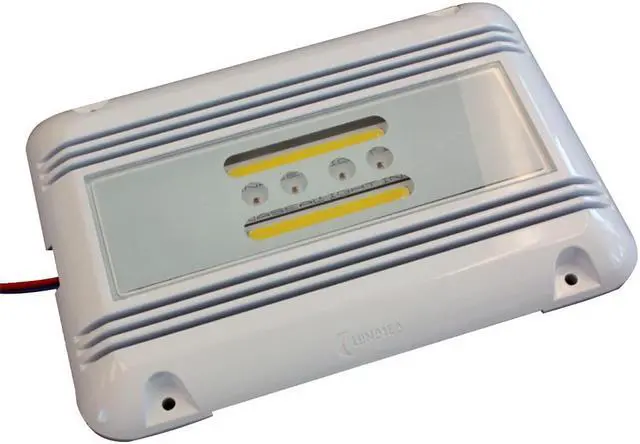 Alt view image 9 of 9 - Lunasea LED Engine Room Utility Light - 16W - 3,200 Lumen Output, Ignition Proof, 10-40 VDC, 4000K Natural White LEDs