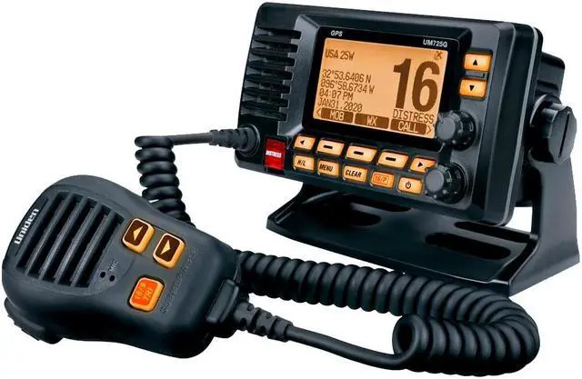 Alt view image 4 of 4 - Uniden UM725G Black VHF