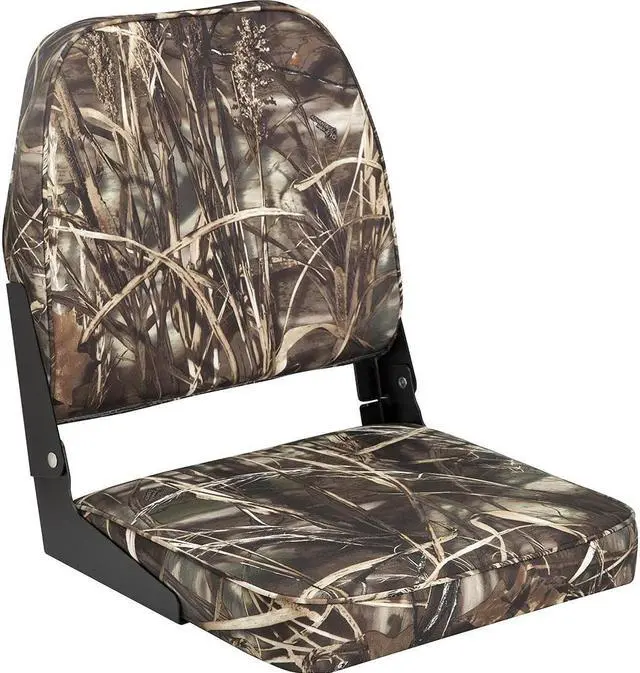 Main image of Attwood Swivl-Eze Low Back Padded Flip Seat - Camo