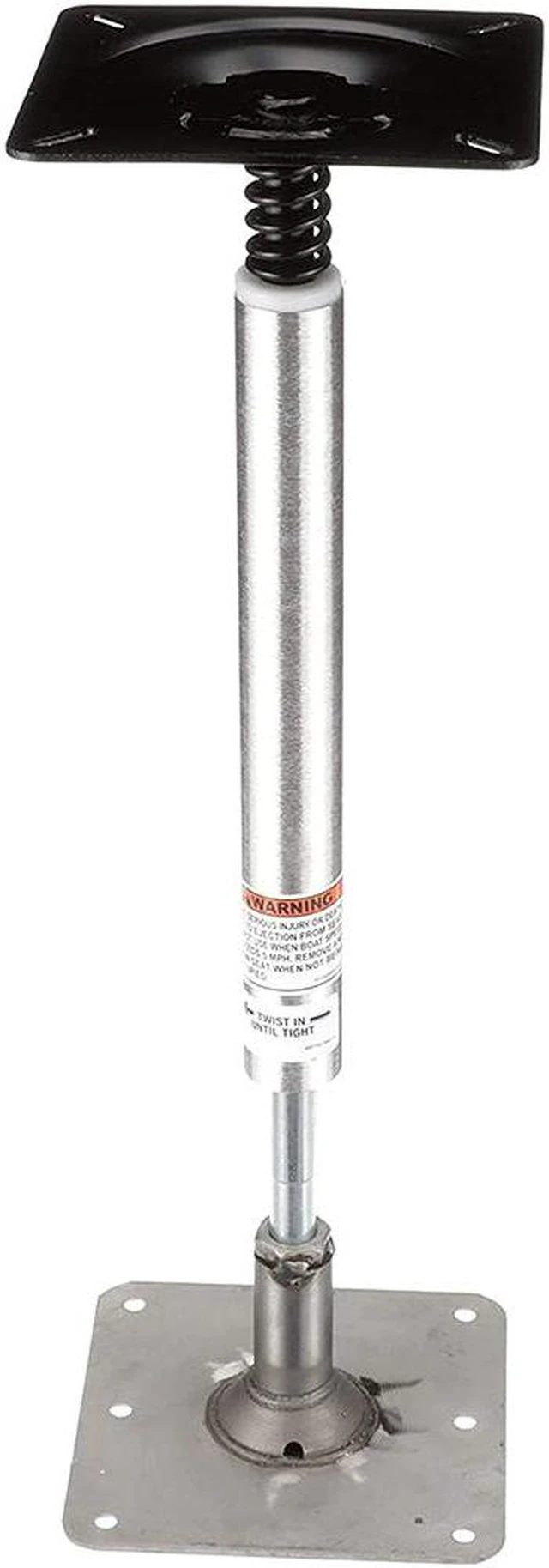 Alt view image 6 of 11 - ATTWOOD PEDESTAL KIT 13" POST 7" X 7" SS BASE PLATE THREADED