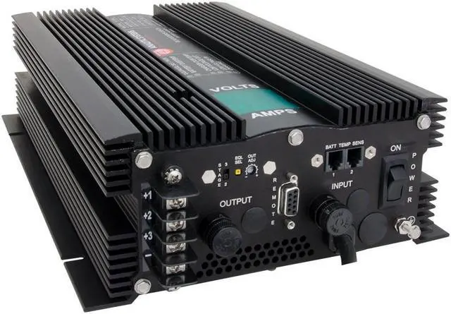 Main image of Analytic Systems AC Charger 2-Bank 20A 12V Out, 110VAC In, w/Digital Volt/Amp Meter