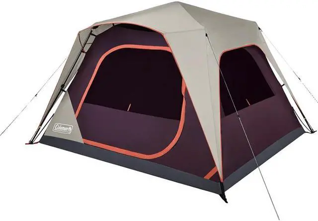 Alt view image 5 of 5 - Coleman Skylodge 6-Person Instant Camping Tent - Blackberry