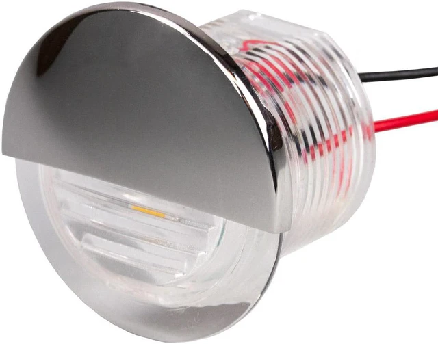 Alt view image 6 of 6 - Sea-Dog Round Led Flush Mount Courtesy Light - White