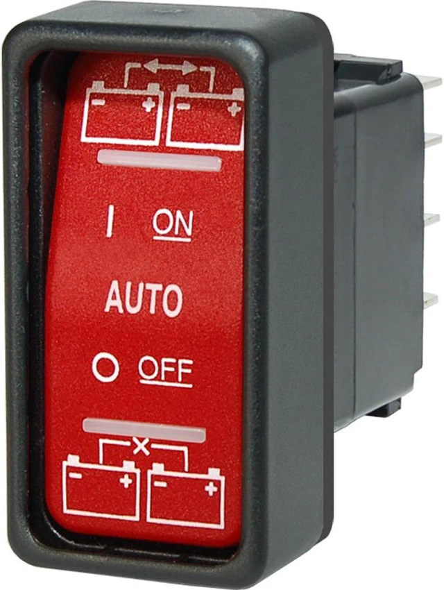 Alt view image 5 of 6 - Blue Sea Systems SPDT Remote Control ON-OFF-ON Contura Switch for ML Automati...