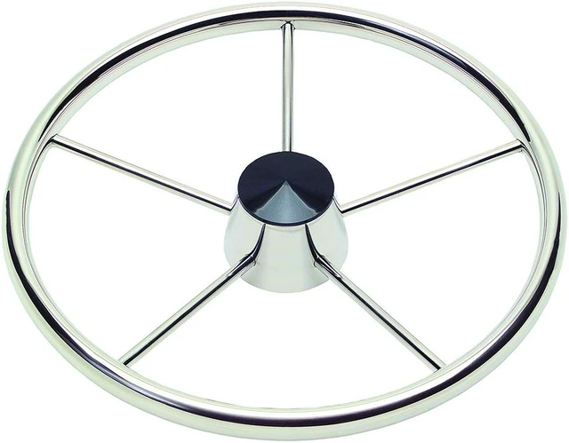 Main image of Schmitt Marine Destroyer Wheel - 13.5" Model 170 - Fits 3/4" Tapered Shaft