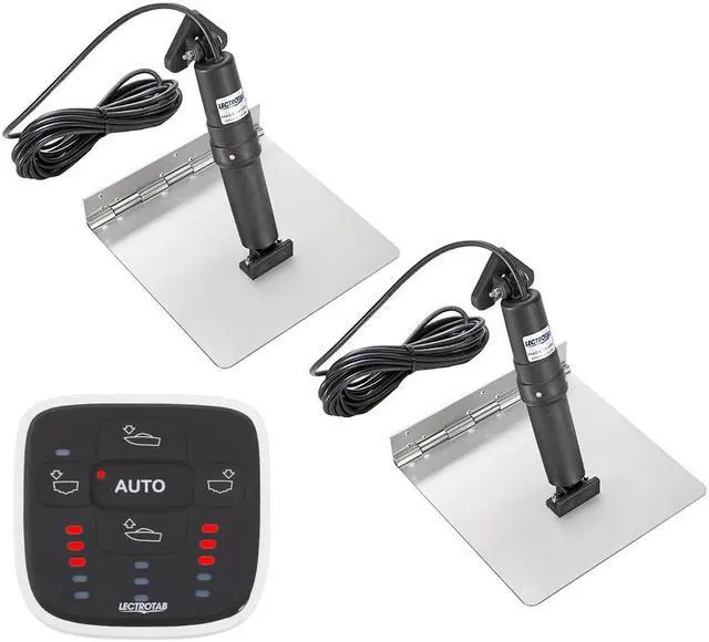 Main image of Lectrotab XKA Stainless Steel Trim Tab Kit w/ALC-1 Control - 9 x 24