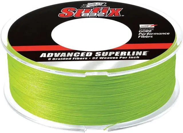 Main image of Sufix 832 Advanced Superline Braid - 15lb - Neon Lime - 600 yds