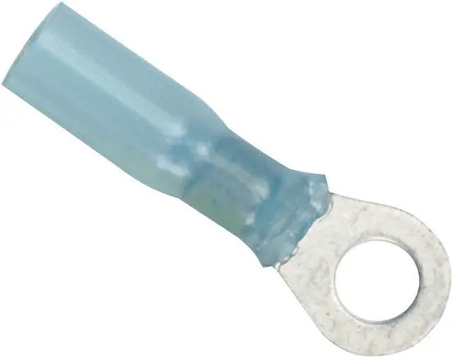 Alt view image 3 of 4 - Ancor 311425 Marine Grade Electrical Nylon Insulated Adhesive Lined Heat Shrink Ring Terminals (16 to 14-Gauge, Size 1/4 Screw, 25-Pack)
