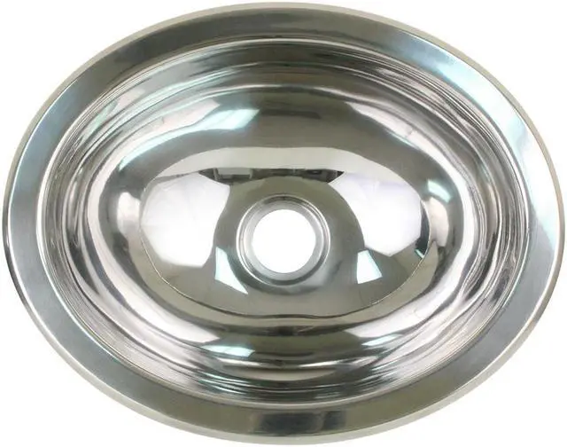 Alt view image 4 of 4 - SCANDVIK 10280 10280 Stainless Steel Oval Basin