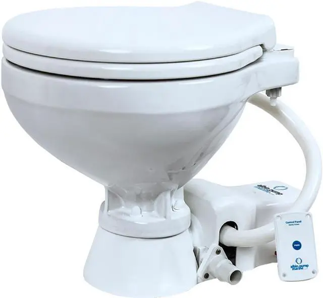 Alt view image 2 of 2 - Albin Pump Marine Toilet Standard Electric EVO Compact - 12V