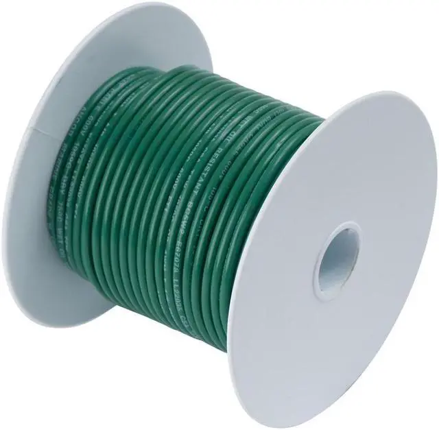 Alt view image 4 of 4 - Ancor Green 8 AWG Tinned Copper Wire - 50'