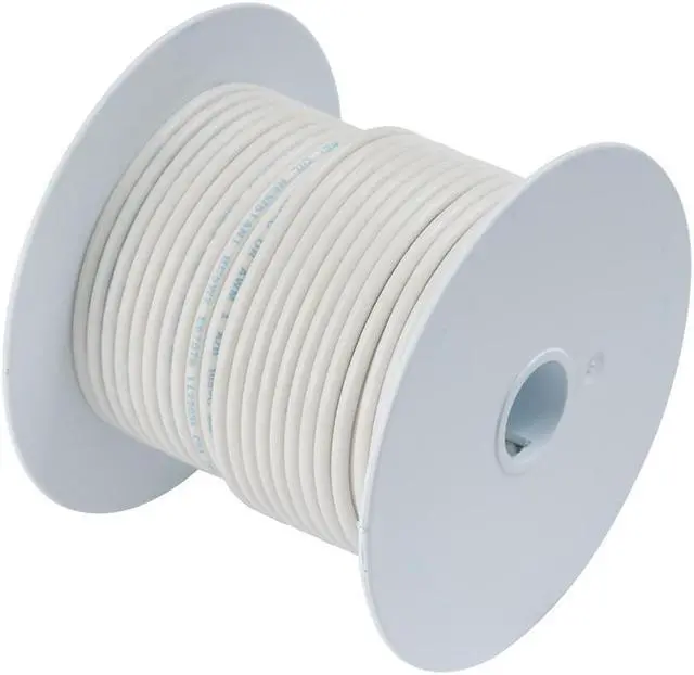 Main image of Ancor White 6 AWG Tinned Copper Wire - 25'