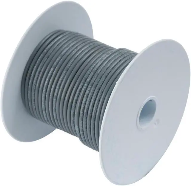 Alt view image 2 of 2 - Ancor Grey 14 AWG Tinned Copper Wire - 18'