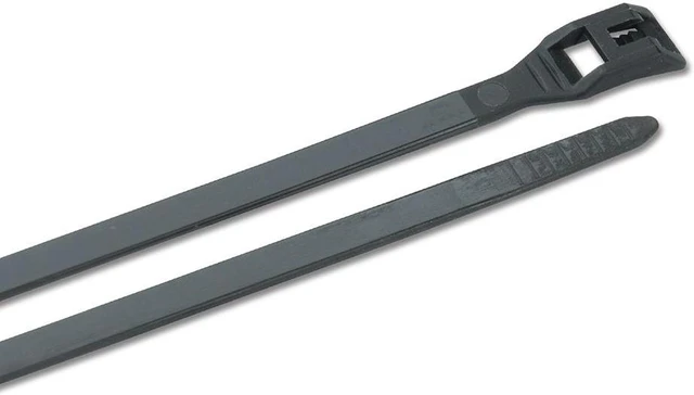 Alt view image 2 of 2 - Ancor Marine Grade Products UVB, Low Profile -- 8", 100 Pack, Black