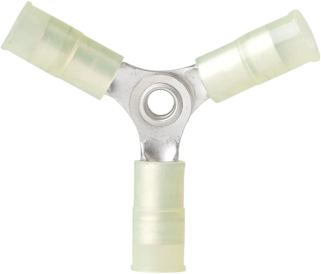 Alt view image 2 of 3 - Ancor 210520 Marine Grade Electrical Nylon Insulated Double Crimp Funnel Entry 3-Way Connector (12 to 10-Gauge, 25-Pack)