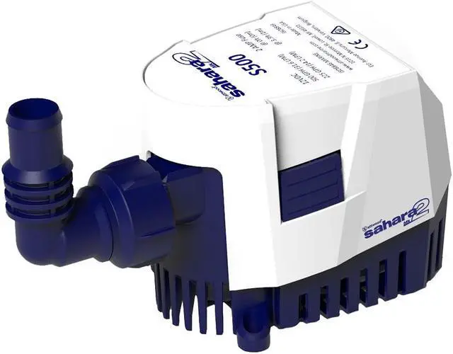 Alt view image 3 of 4 - Attwood Sahara Mk2 S500 Bilge Pump 500 Gph - 12V - Automatic