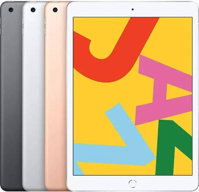 Alt view image 2 of 4 - Apple iPad 7 10.2-inch (2019) - 32GB, WiFi + Cellular - Silver (Excellent Condition)